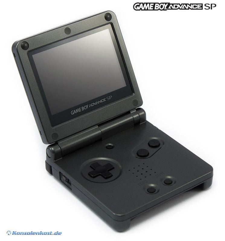 Konsole GBA SP AGS-101 Onyx Black / Anthrazit + Netzteil