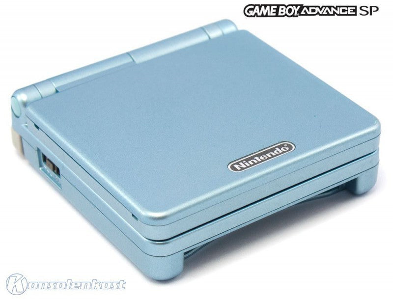 Konsole GBA SP AGS-101 Pearl Blue + Netzteil