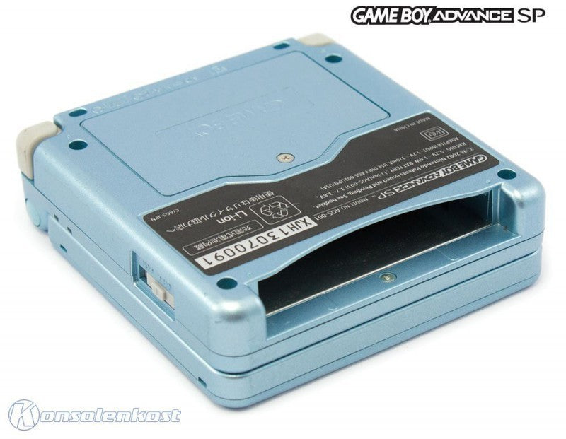 Konsole GBA SP AGS-101 Pearl Blue + Netzteil