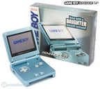 Konsole GBA SP AGS-101 Pearl Blue + Netzteil