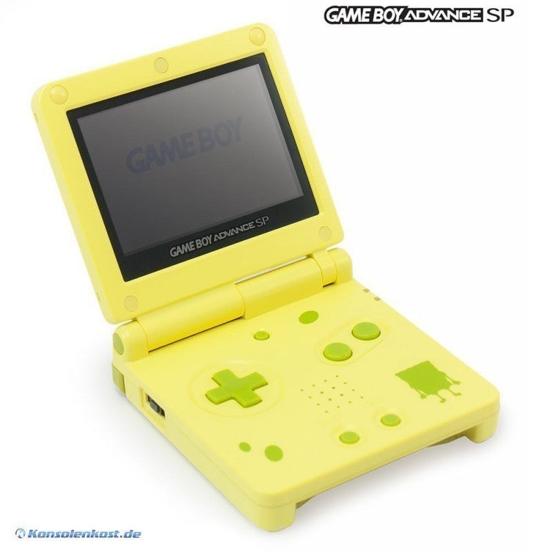 Konsole GBA SP AGS-101 Spongebob Edition + Netzteil — Spongebob Edition