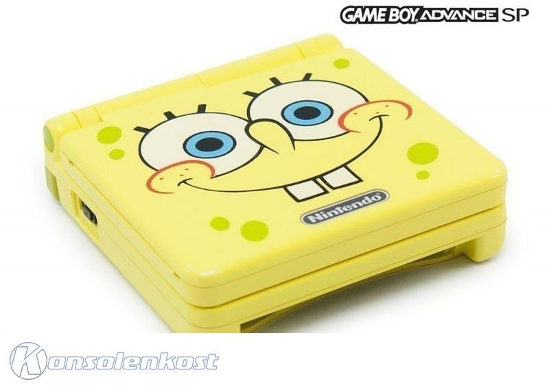 Konsole GBA SP AGS-101 Spongebob Edition + Netzteil — Spongebob Edition
