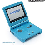 Konsole GBA SP AGS-101 Surf Blue + Netzteil