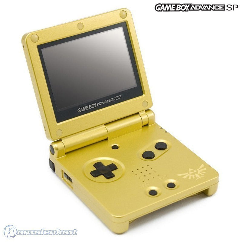 Konsole GBA SP AGS-101 Zelda + Netzteil N 4 — Limited Edition