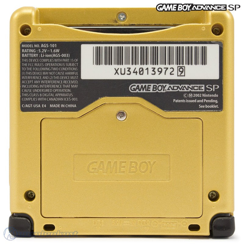 Konsole GBA SP AGS-101 Zelda + Netzteil N 4 — Limited Edition