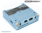 Konsole GBA SP Arctic Blue / blau + Netzteil