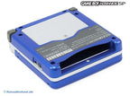 Konsole GBA SP blau-silber + Netzteil
