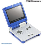 Konsole GBA SP blau-silber + Netzteil