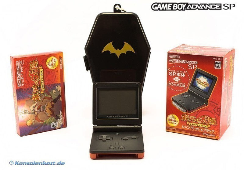 Konsole GBA SP Boktai + Netzteil — Limited Edition