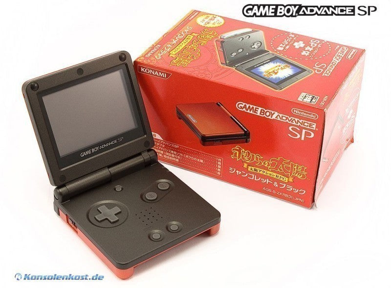 Konsole GBA SP Boktai + Netzteil — Limited Edition
