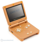 Konsole GBA SP bronze-orange Custom Case + Netzteil