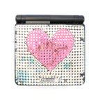 Konsole GBA SP Custom Design Herz Dimond + Netzteil