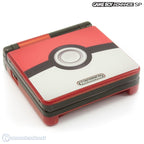 Konsole GBA SP Custom Design Pokemon Pokeball + Netzteil