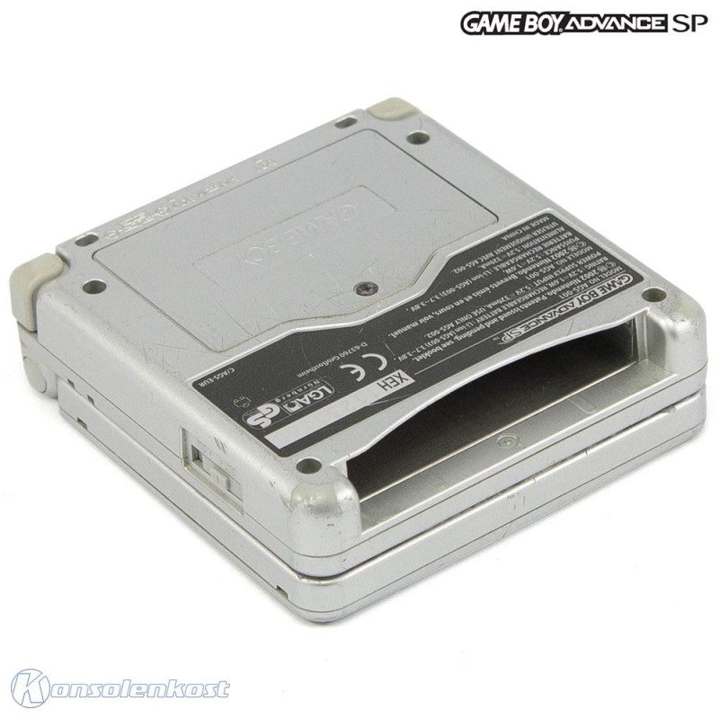 Konsole GBA SP Custom Design Spider-Man / silbernes Netz + Netzteil