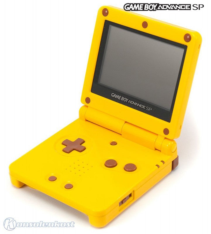 Konsole GBA SP gelb Donkey Kong Edition + Netzteil — gelb Donkey Kong Edition