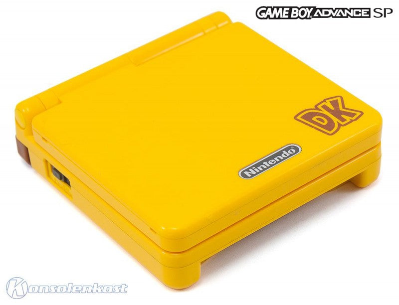 Konsole GBA SP gelb Donkey Kong Edition + Netzteil — gelb Donkey Kong Edition