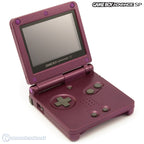 Konsole GBA SP inkl. Netzteil Dark Purple Custom Mod