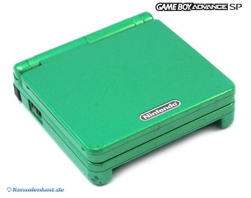 Konsole GBA SP inkl. Netzteil Green (AU) — Special Edition