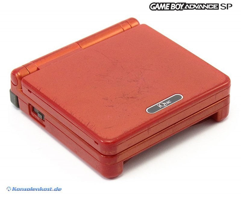 Konsole GBA SP inkl. Netzteil iQue rot — Limited Edition