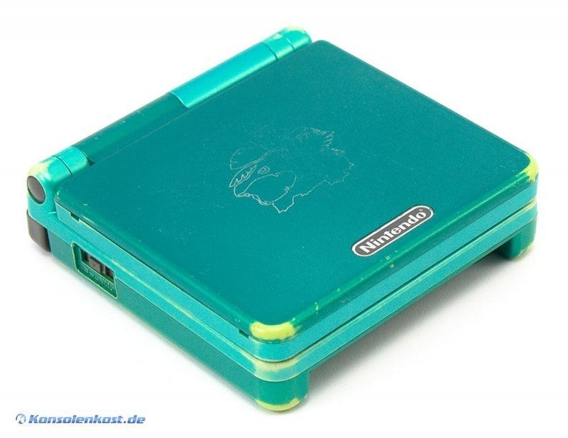 Konsole GBA SP inkl. Netzteil Leaf Green Pokemon Center Edition — Leaf Green Pokemon Center Edition