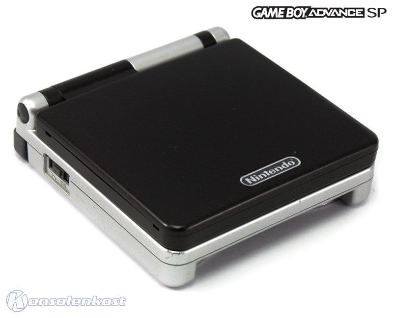 Konsole GBA SP inkl. Netzteil Limited Platinum Onyx Edition — Limited Platinum Onyx Edition