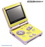 Konsole GBA SP inkl. Netzteil pink Custom Design Spongebob