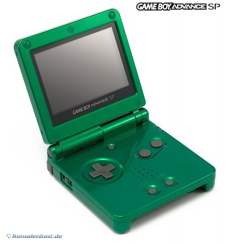 Konsole GBA SP inkl. Netzteil Rayquaza Pokemon Center Edition — Rayquaza Pokemon Center Edition