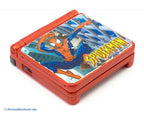 Konsole GBA SP inkl. Netzteil rot Custom Design Ultimate Spider-Man