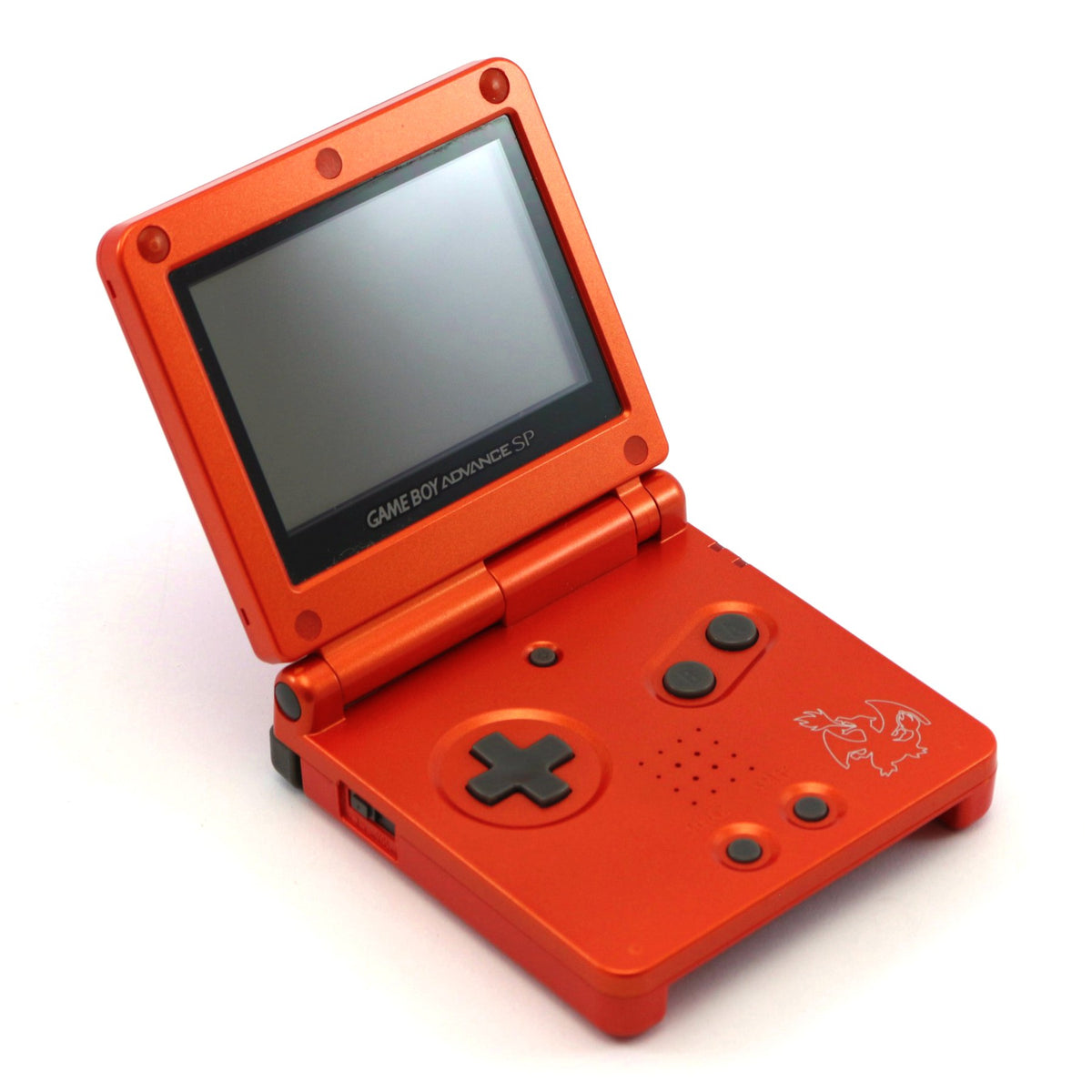 Konsole GBA SP inkl. Netzteil rot Glurak / Charizard Pokemon Center Edition