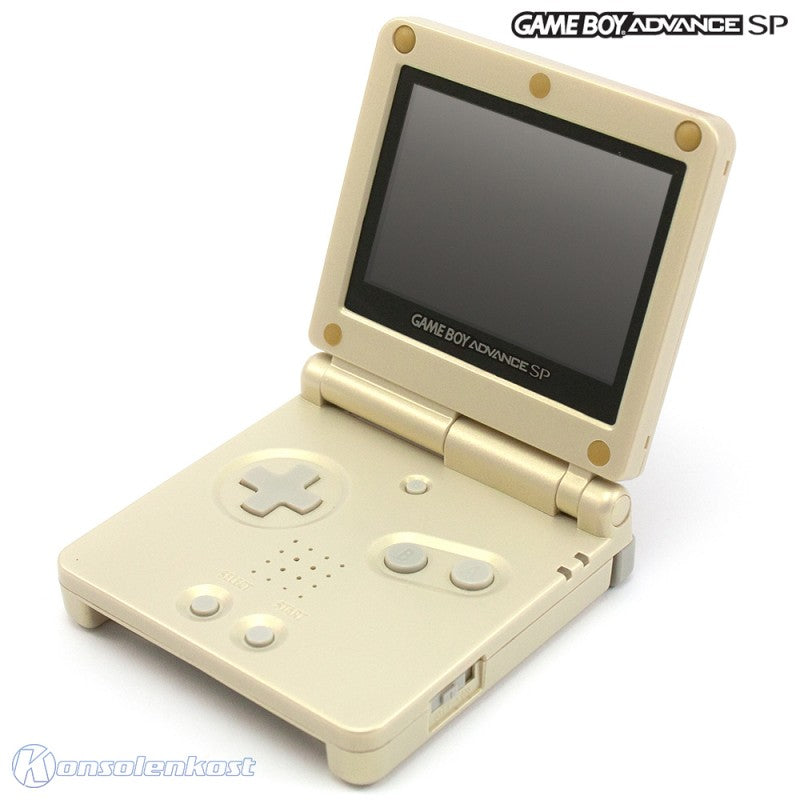 Konsole GBA SP inkl. Netzteil Starlight Gold AGS-101 — Limited Edition