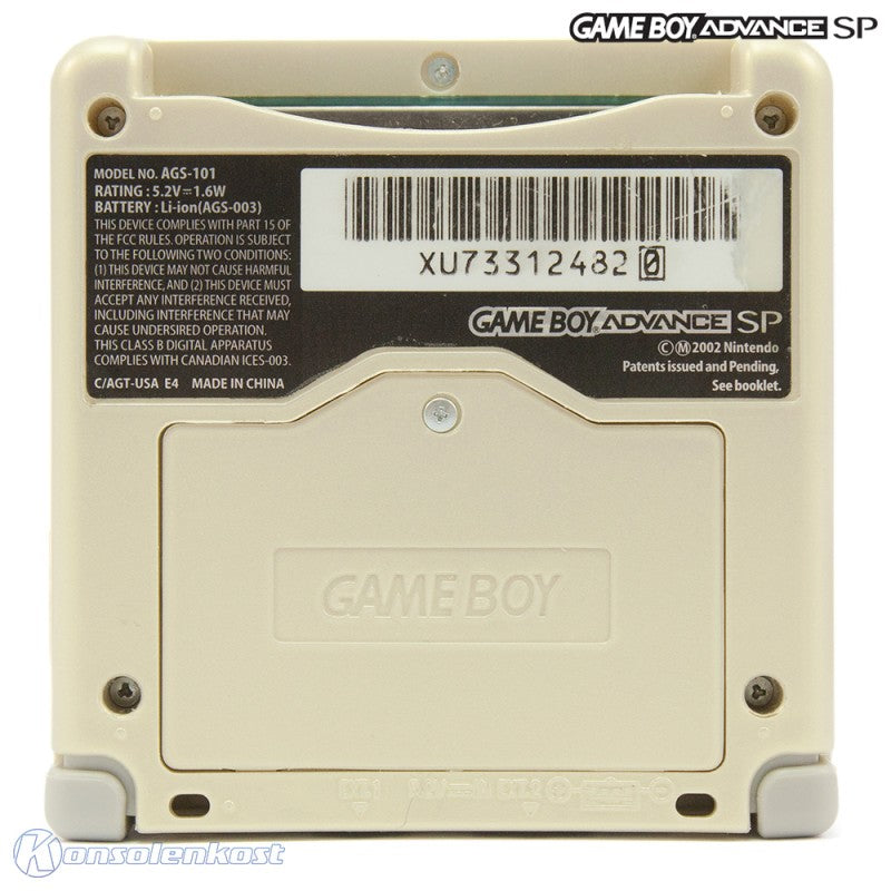Konsole GBA SP inkl. Netzteil Starlight Gold AGS-101 — Limited Edition