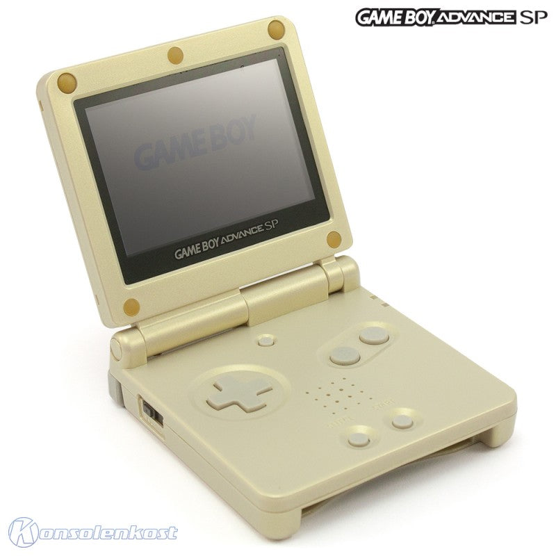 Konsole GBA SP inkl. Netzteil Starlight Gold AGS-101 — Limited Edition