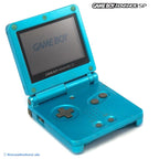 Konsole GBA SP AGS-001 + Netzteil Surf Blue
