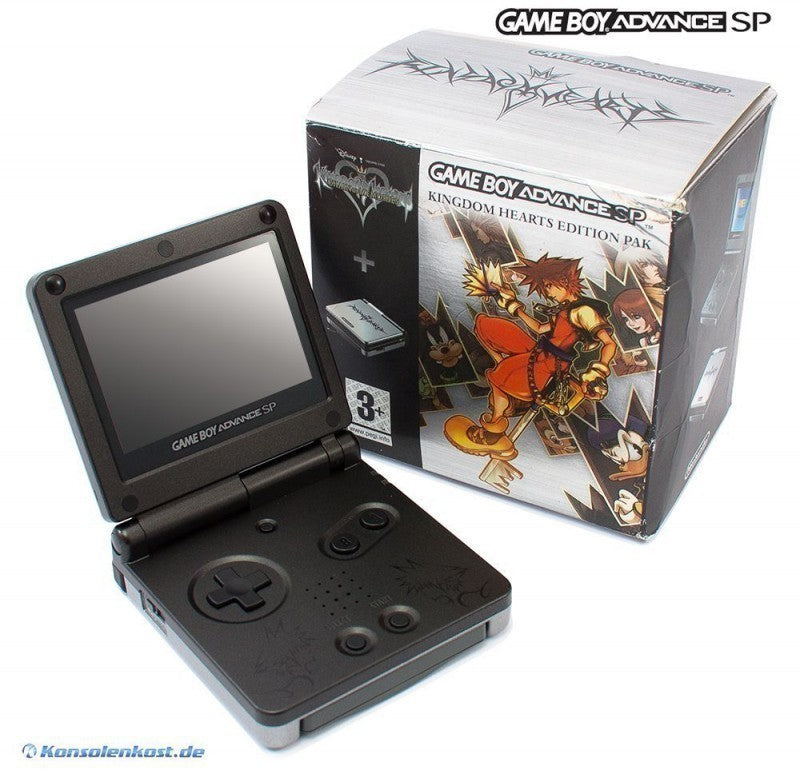Konsole GBA SP Kingdom Hearts + Netzteil — Limited Edition