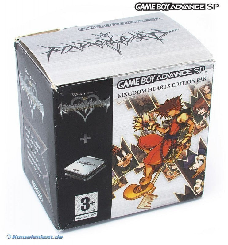 Konsole GBA SP Kingdom Hearts Ltd Edition + Netzteil — Kingdom Hearts Ltd Edition