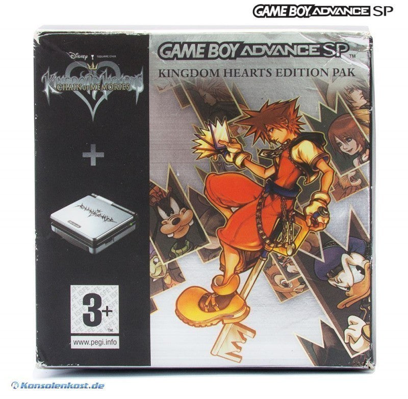 Konsole GBA SP Kingdom Hearts Ltd Edition + Netzteil — Kingdom Hearts Ltd Edition