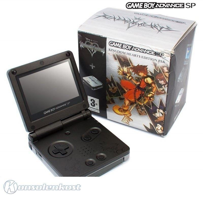 Konsole GBA SP Kingdom Hearts Ltd Edition + Netzteil — Kingdom Hearts Ltd Edition