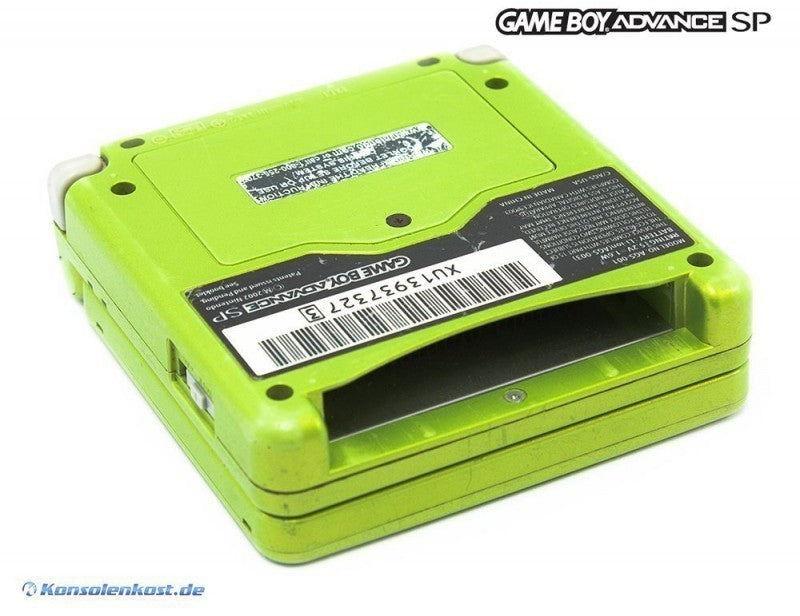 Konsole GBA SP Lime Green + Netzteil — Limited Edition