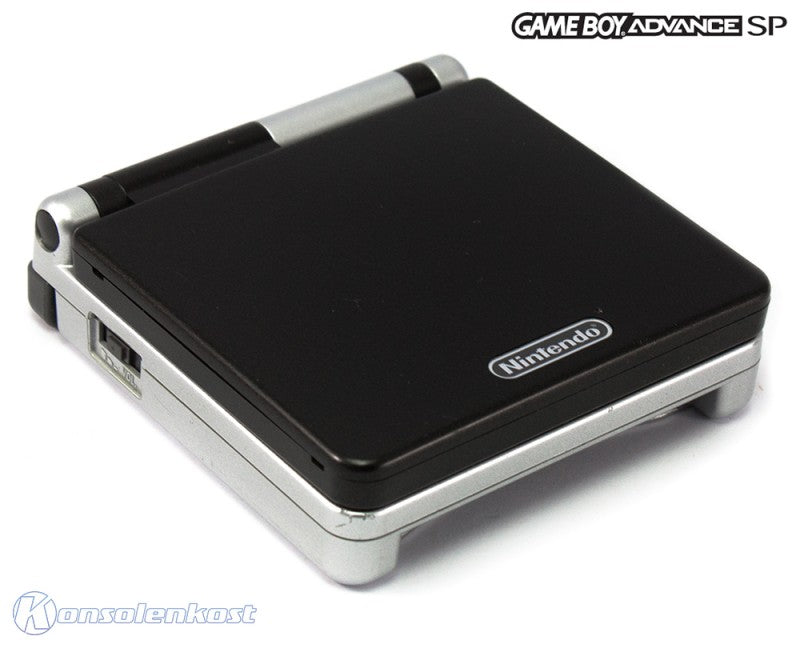 Konsole GBA SP Limited Platinum Onyx Edition + Netzteil — Limited Platinum Onyx Edition