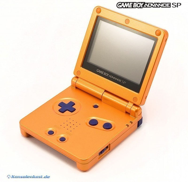 Konsole GBA SP AGS-001 Naruto + Netzteil — Special Edition