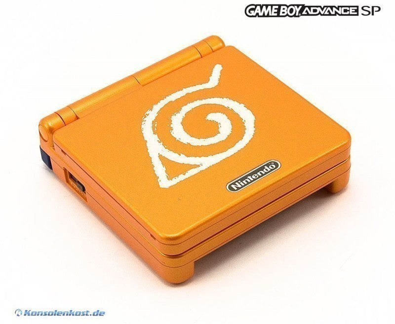 Konsole GBA SP AGS-001 Naruto + Netzteil — Special Edition