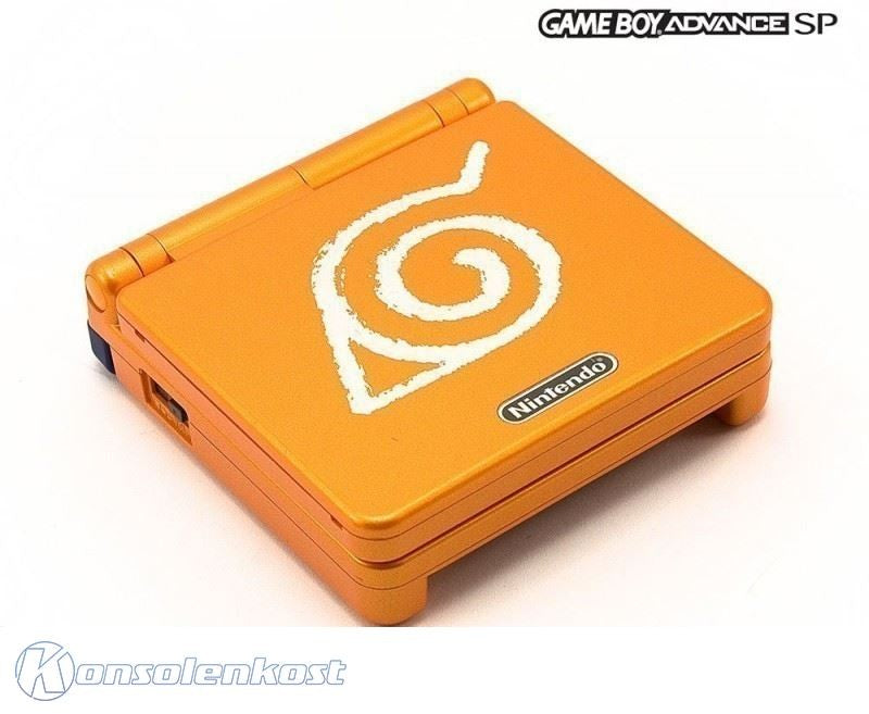 Konsole GBA SP AGS-001 Naruto + Netzteil — Special Edition