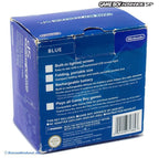 Konsole GBA SP + Netzteil blau