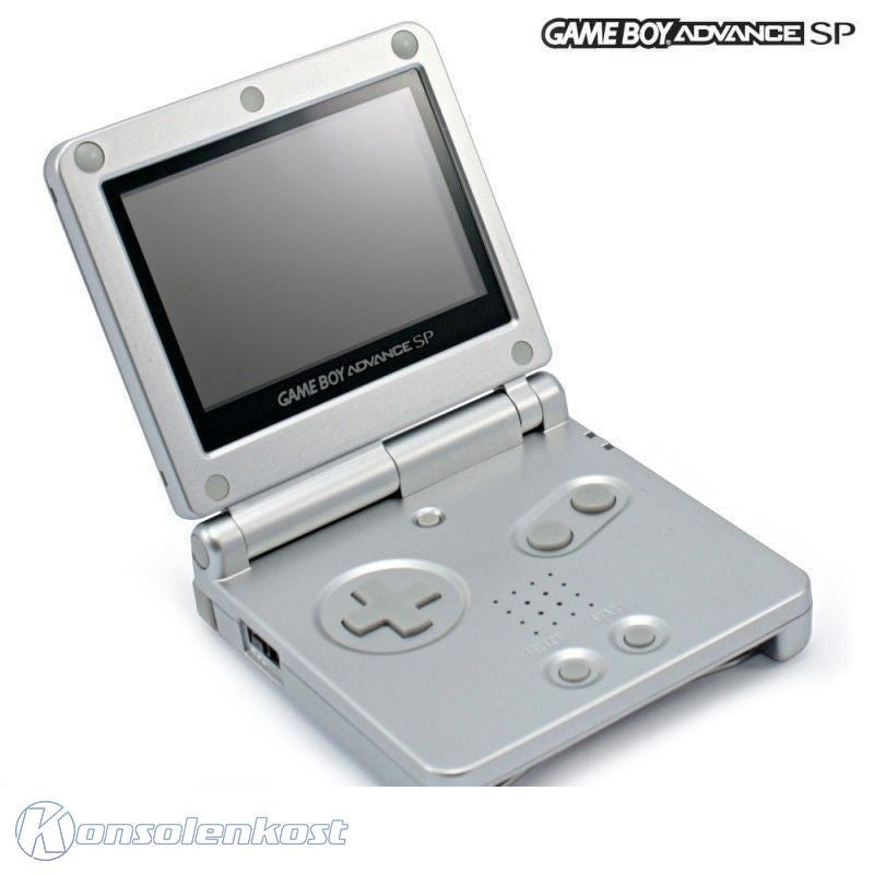 Konsole GBA SP + Netzteil silber