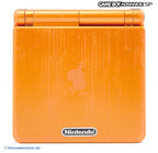 Konsole GBA SP + Netzteil Torchic Orange Pokemon Center Edition — Torchic Orange Pokemon Center Edition