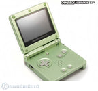 Konsole GBA SP Pearl Green / grün + Netzteil — Limited Edition