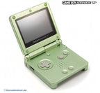 Konsole GBA SP Pearl Green / grün + Netzteil — Limited Edition