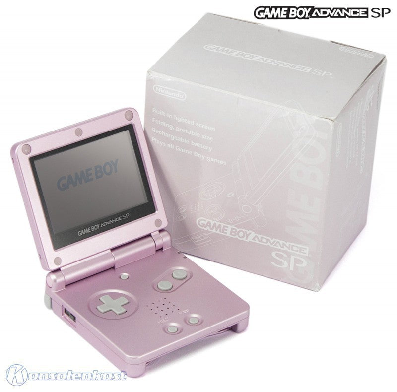Konsole GBA SP Pearl Pink + Netzteil (JP)