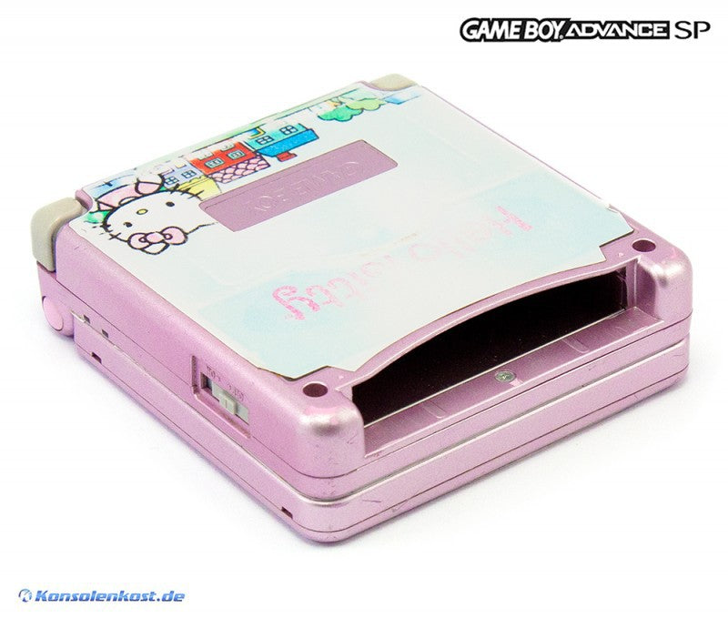 Konsole GBA SP Custom Design Hello Kitty pink + Netzteil