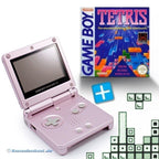 Konsole GBA SP rosa - pink + Tetris + Netzteil